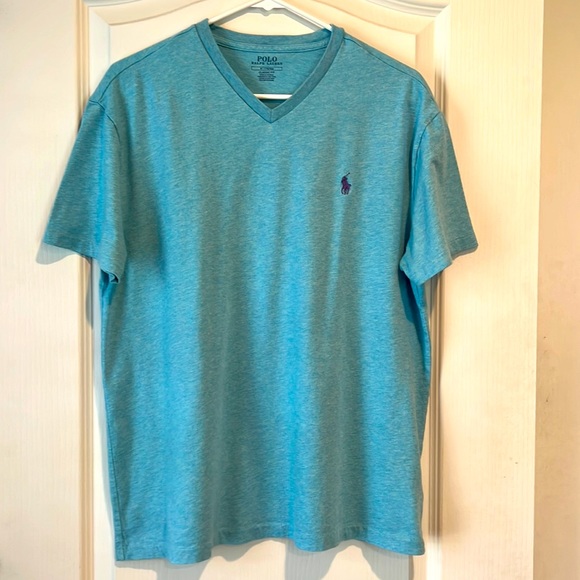 Polo by Ralph Lauren Classic Fit T-shirt Teal Size Medium - Picture 1 of 7
